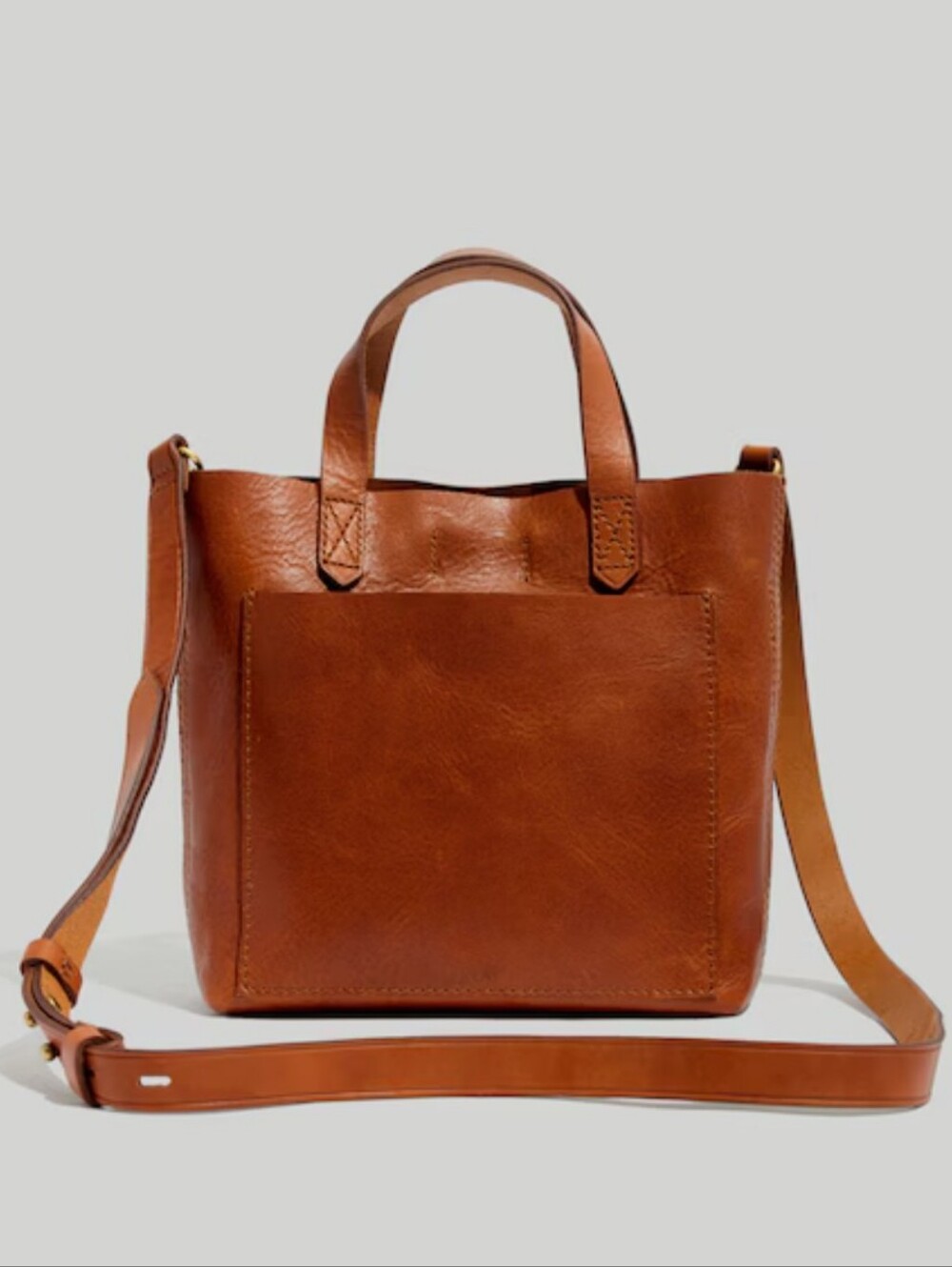 《 Madewell 》NWT Small Transport Leather Tote